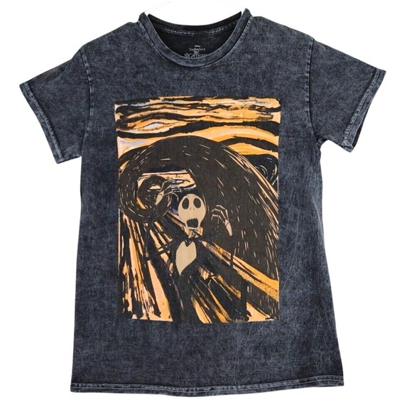Disney Tops - Disney The Nightmare Before Christmas Jack Skellington Graphic T Shirt Size S